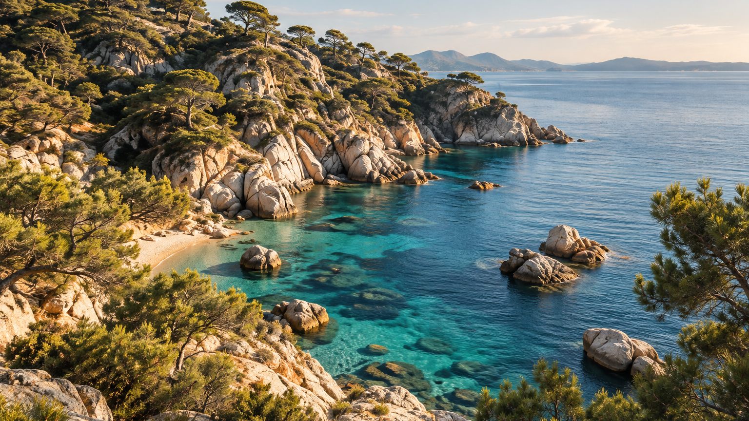 A coastline